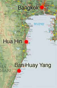 Location of Ban Huai Yang